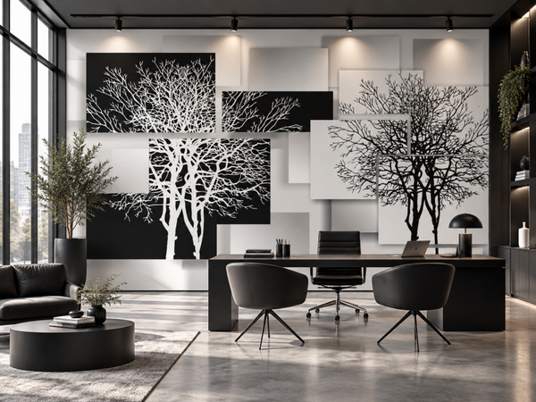 A & A - Arbres cubistes modernes