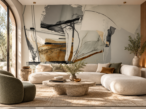 A & A - Fleur abstraite moderne