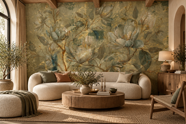 MU1127 - Roses Sauvages sur Tissu