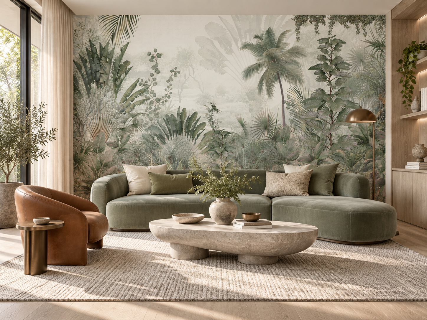 MU1233 - Jungle Tropicale avec Texture