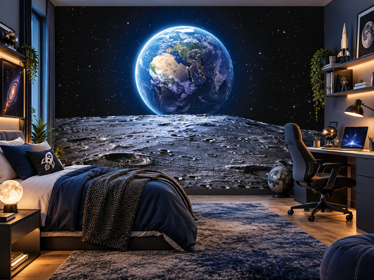 MU1272 - La Terre vue de la Lune
