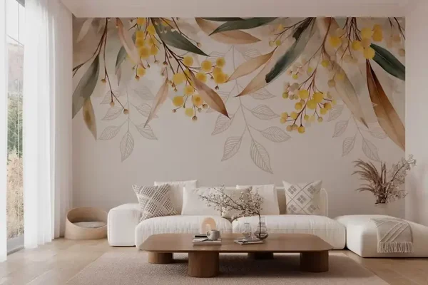F&B - Fleurs et feuilles de mimosa