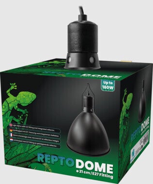 Repto Dome E27 Fitting Zwart
