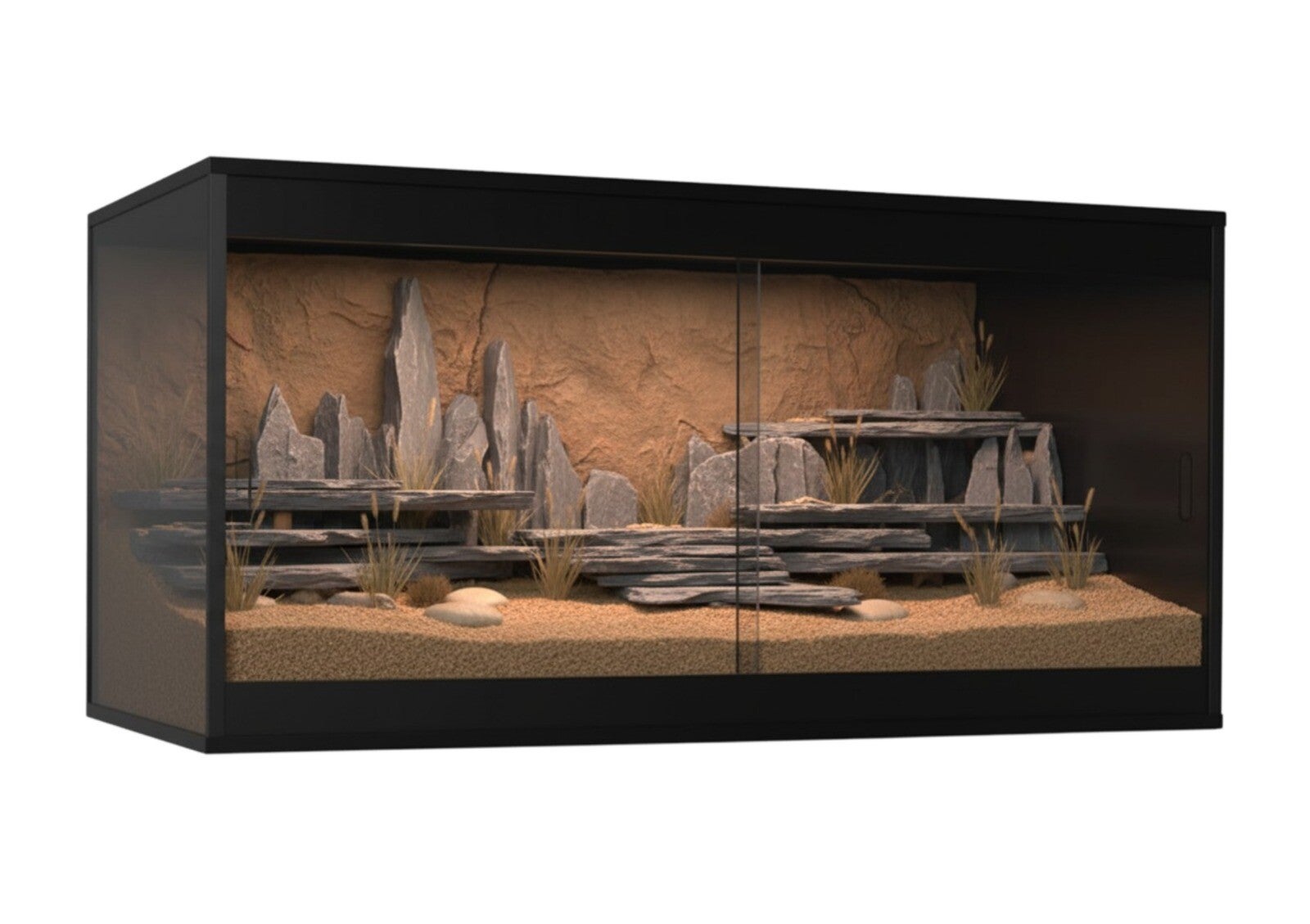 Habistat Standaard Vivarium Zwart