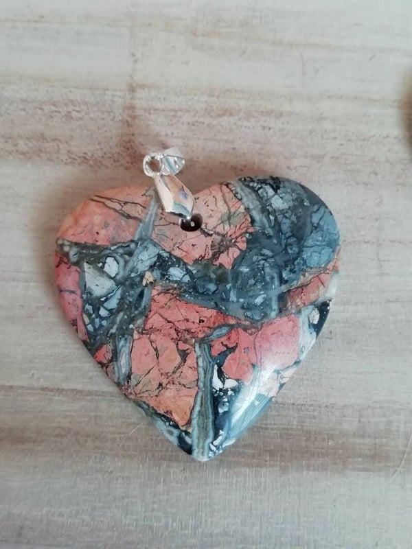 Maligano hart met zilveren oog