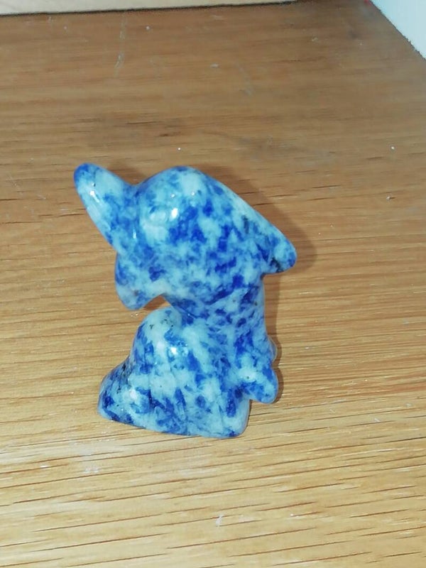 Blue spotted dolfijn 4cm