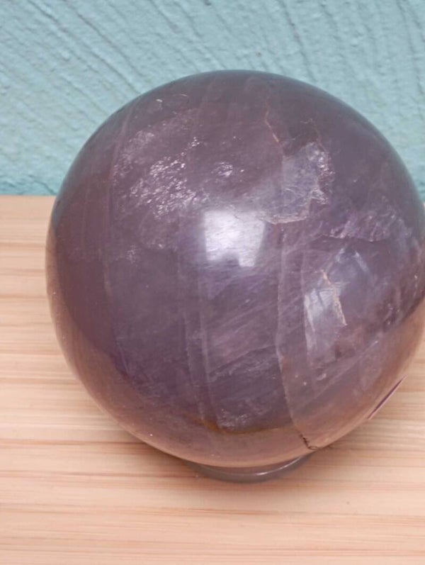 Paarse chalcedoon bol 68mm