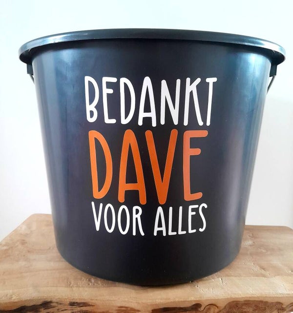 Bedankt voor alles sticker