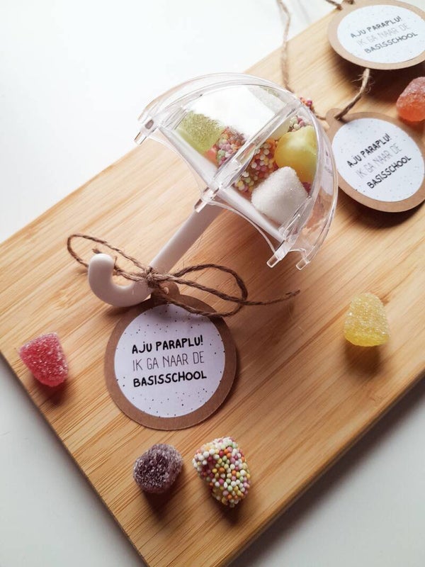 Labels "Aju paraplu" (12 stuks)