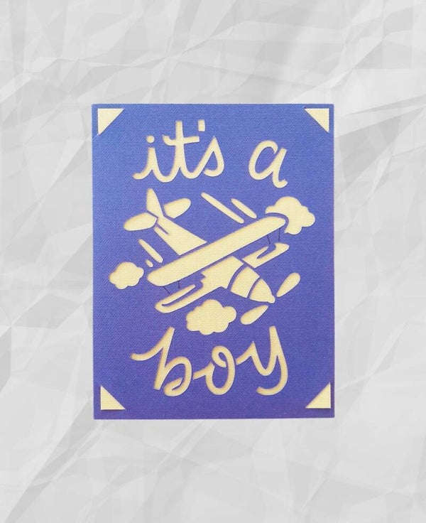 It's a boy - vliegtuig
