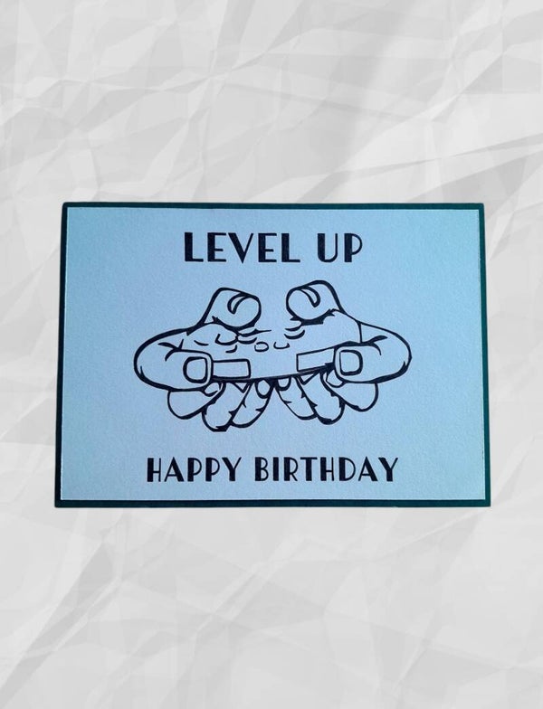 Level up - happy birthday