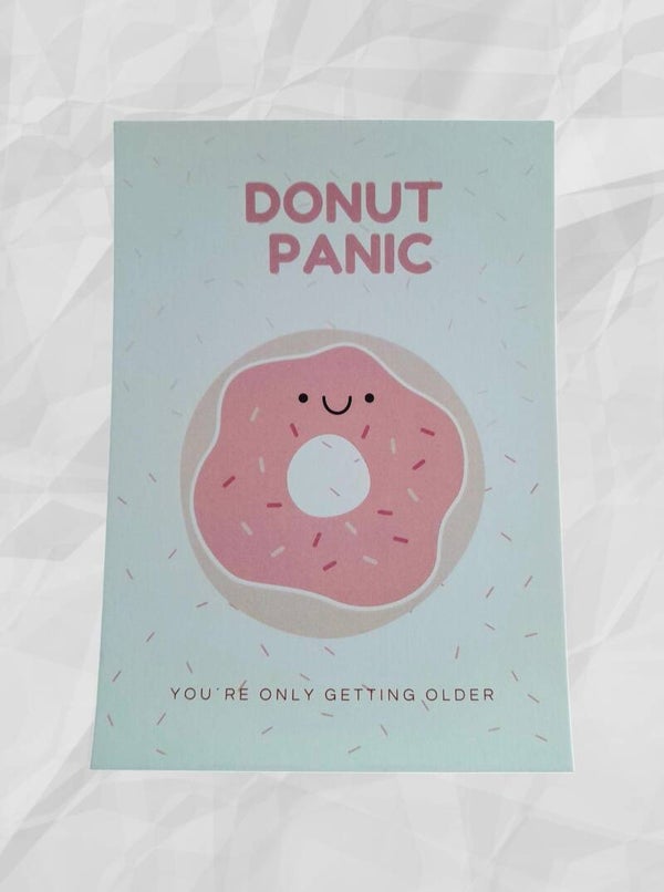 Donut panic, you're only getting older