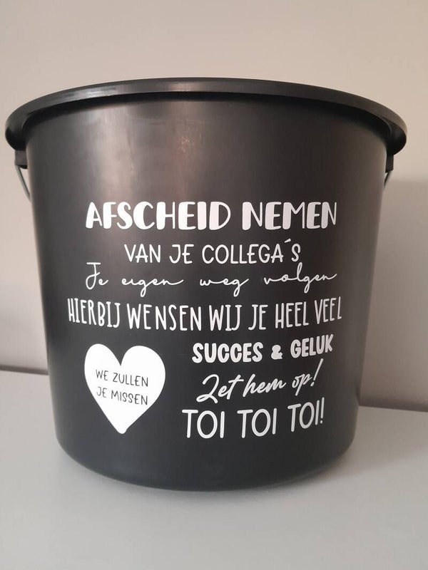 Afscheid collega sticker