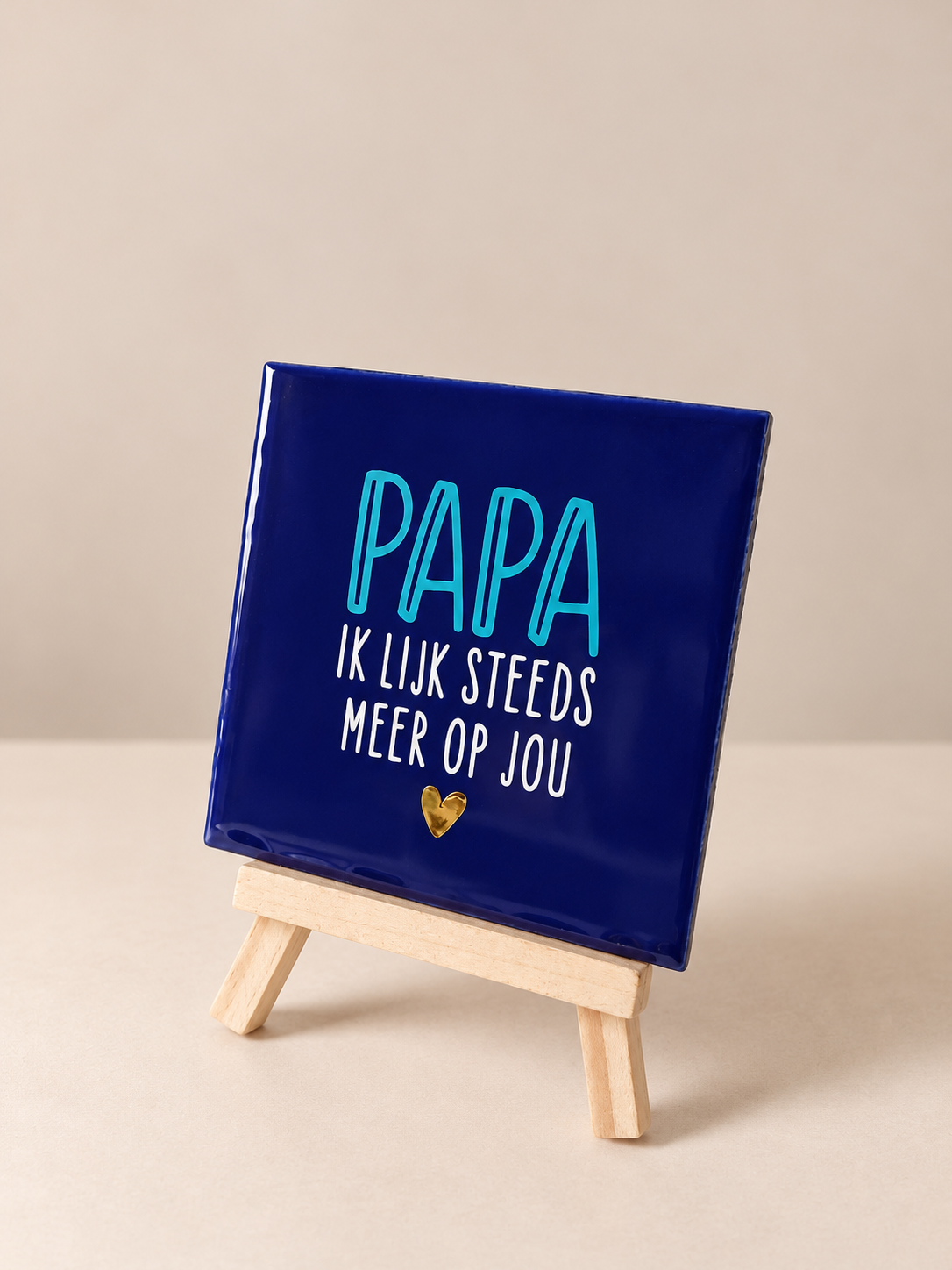 Papa, ik lijk steeds meer op jou - 10x10 cm