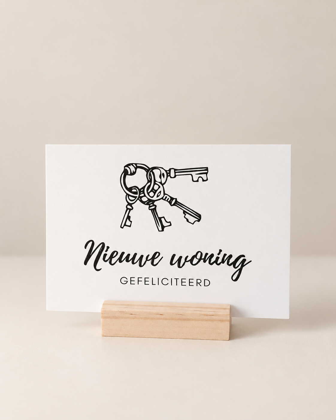 Wenskaart Nieuwe woning – Gefeliciteerd met je nieuwe huis