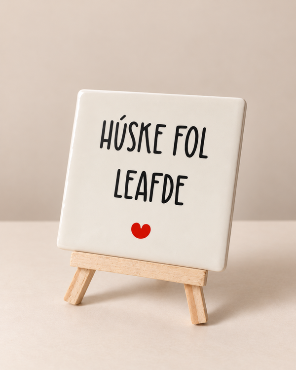 Húske fol leafde - 10x10 cm