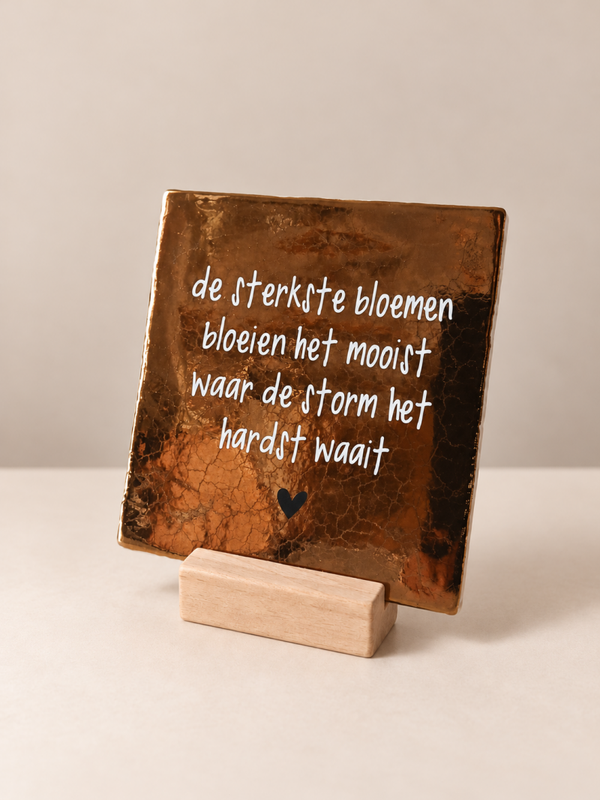 De sterkste bloemen - 13x13 cm