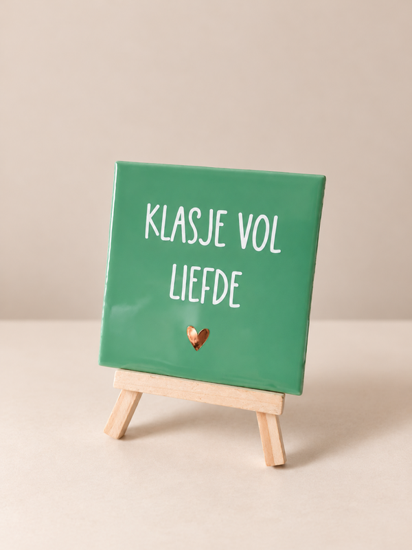 Klasje vol liefde - 10x10 cm