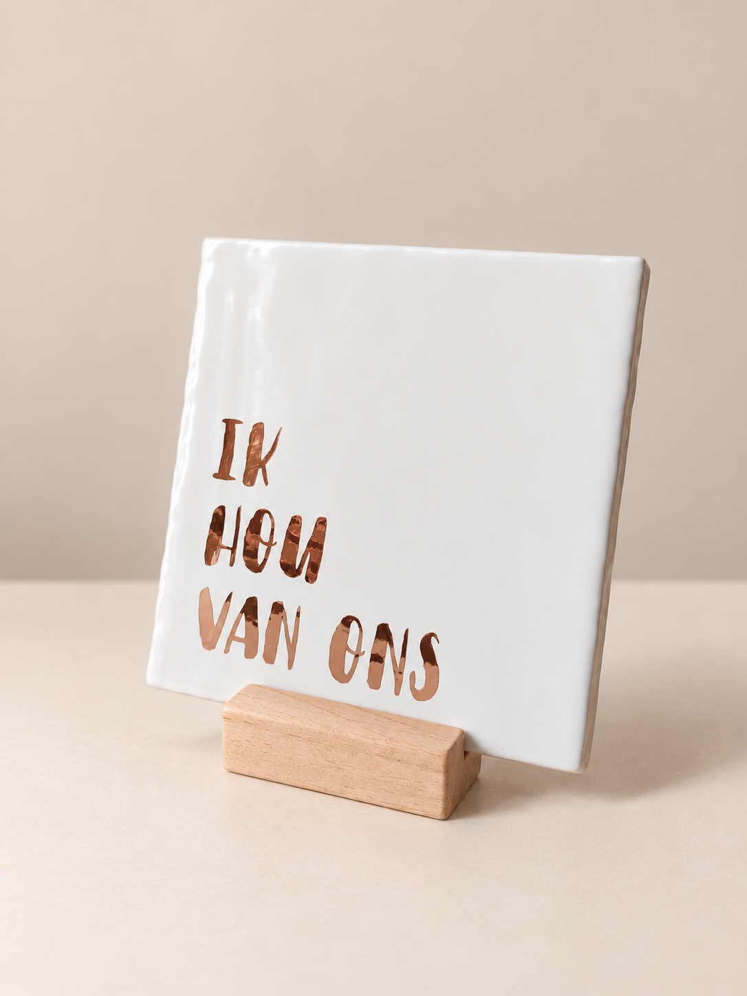 Ik hou van ons - 13x13 cm
