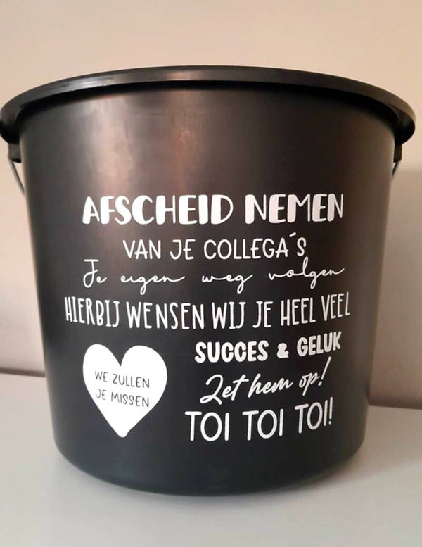 Afscheid collega - sticker