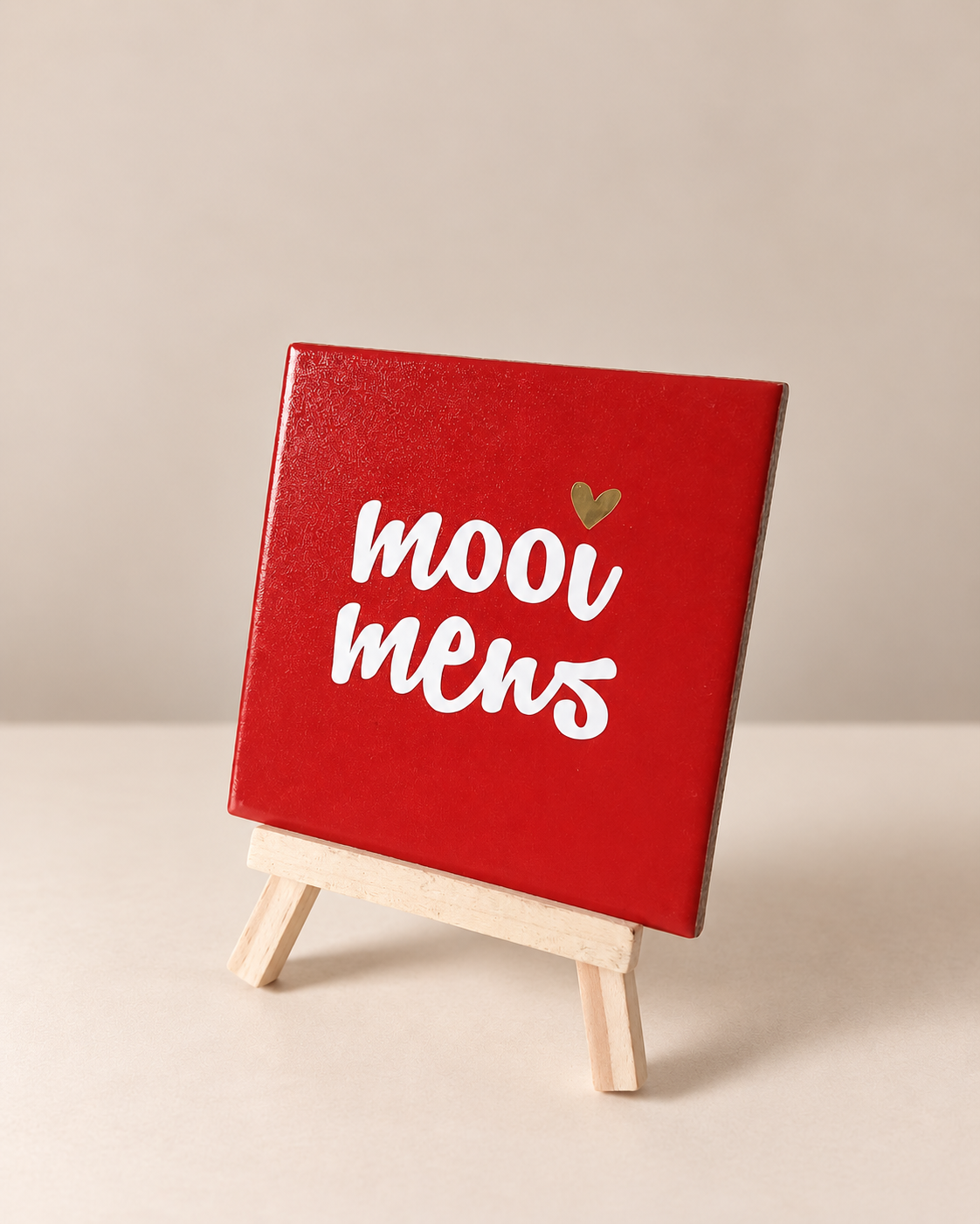 Mooi mens - 10x10 cm