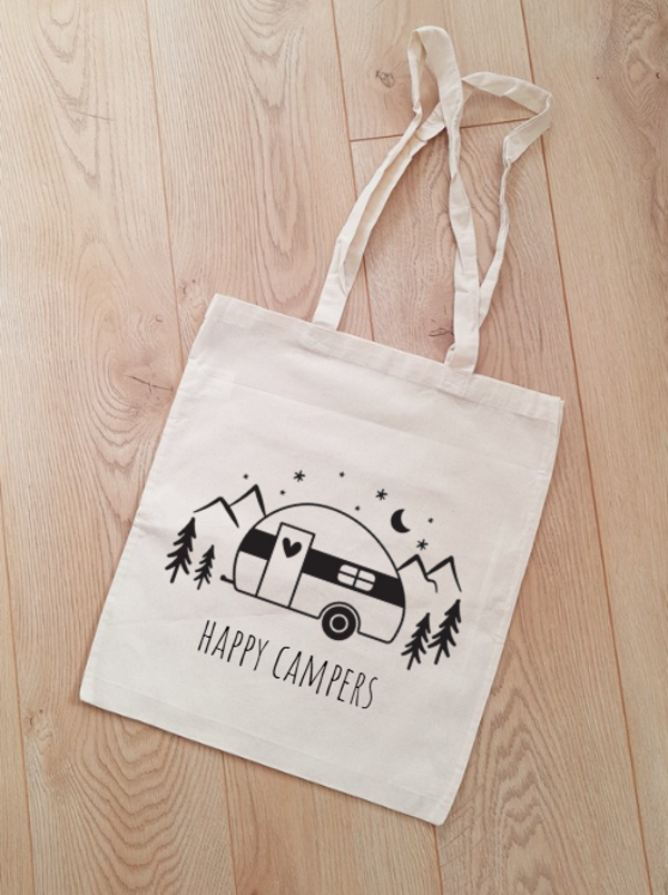 Tote-bag "Happy campers"