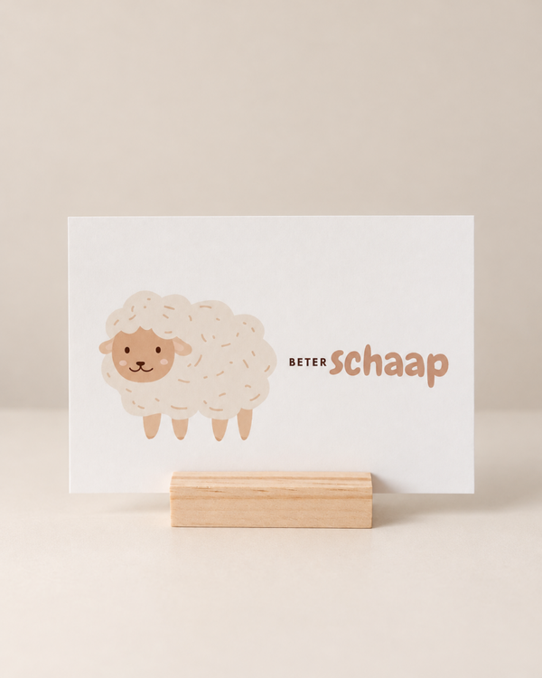 Wenskaart Beterschap – Beterschaap