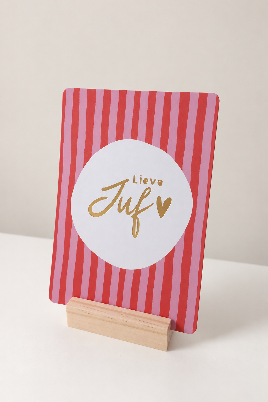 Wenskaart Lieve Juf