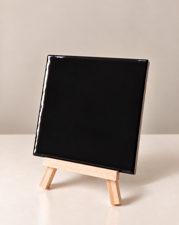 Zwart - 10 x 10 cm