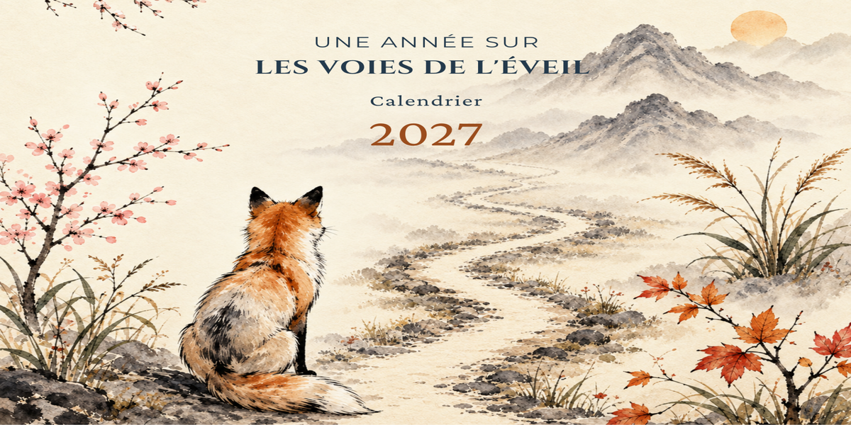 Calendrier 2027 Les Voies de l'Éveil imprimé
