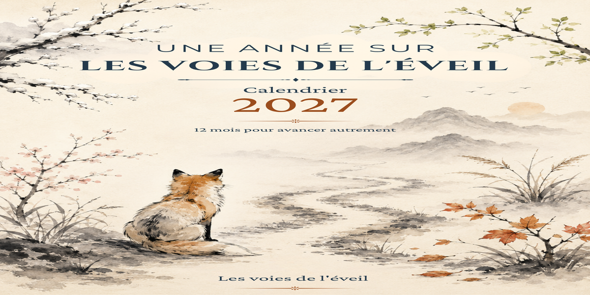 Calendrier 2027 Les Voies de l'Éveil PDF imprimable
