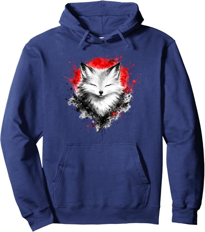 Sweat Renard Zen minimaliste