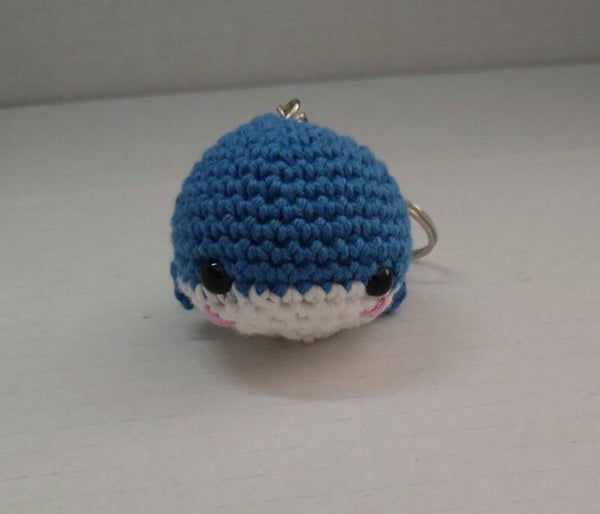 Whale keyring