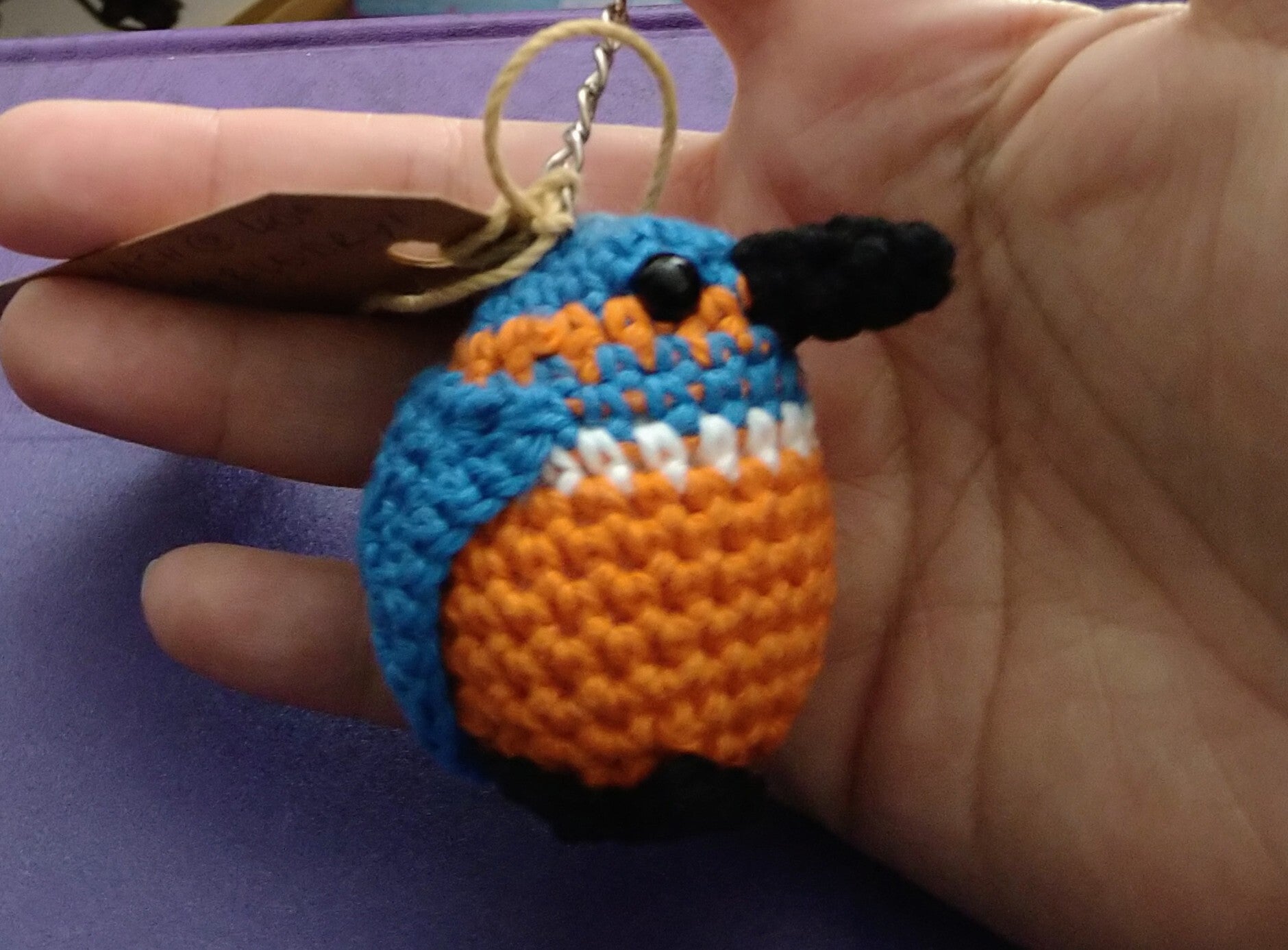 Kingfisher keyring