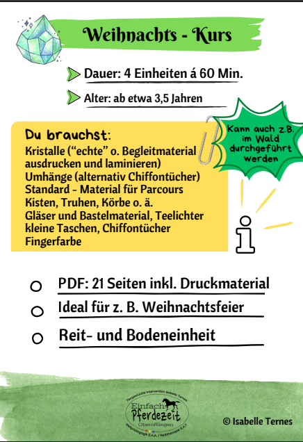 Mehrteilig - Pferdewichtel retten Weihnachten
