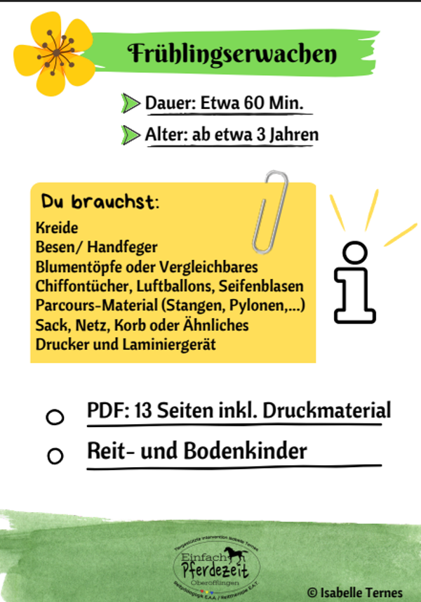 Stundenbild - Frühlingserwachen
