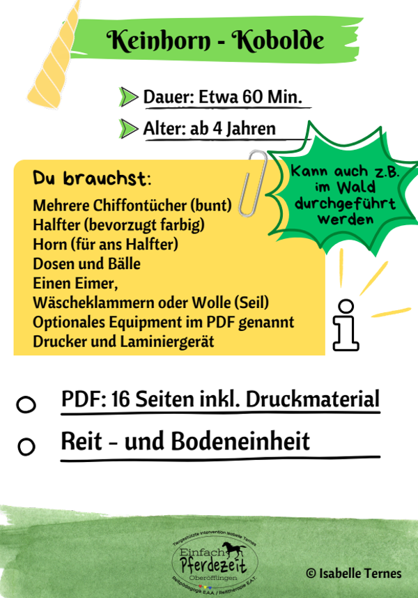 Stundenbild - Keinhorn-Kobolde