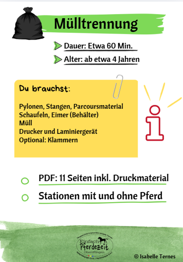 Stundenbild - Mülltrennung