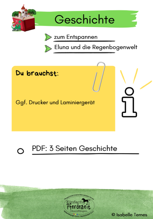 Geschichte: Eluna und die Regenbogenwelt