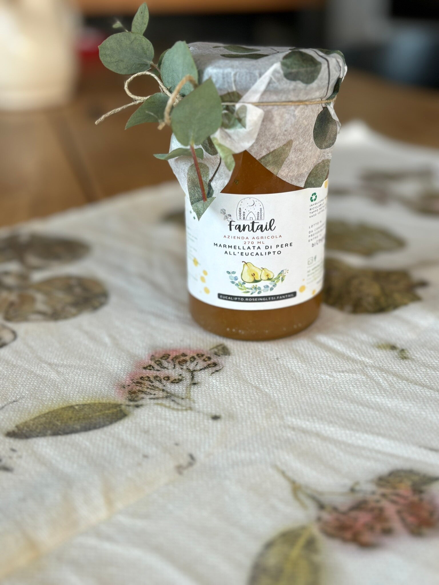 Marmellata pere ed eucalipto