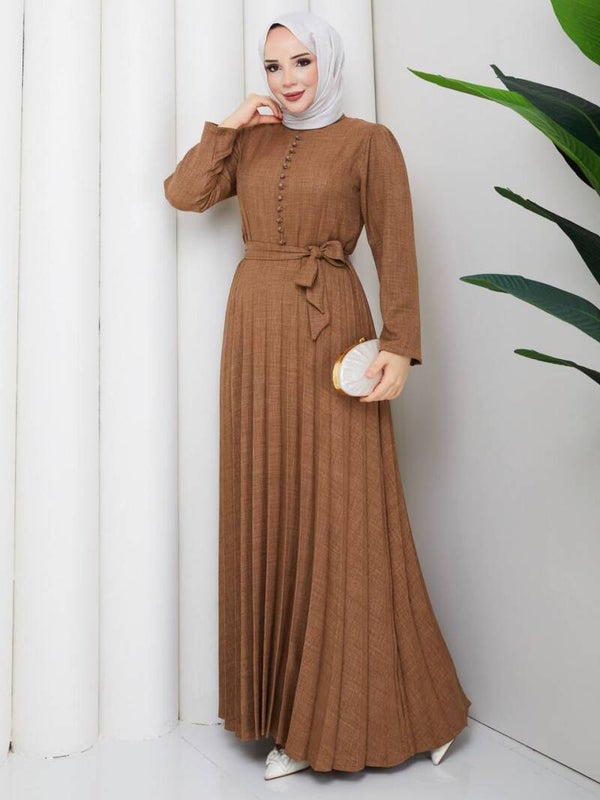 Langes Damenkleid – Elegant & Bequem