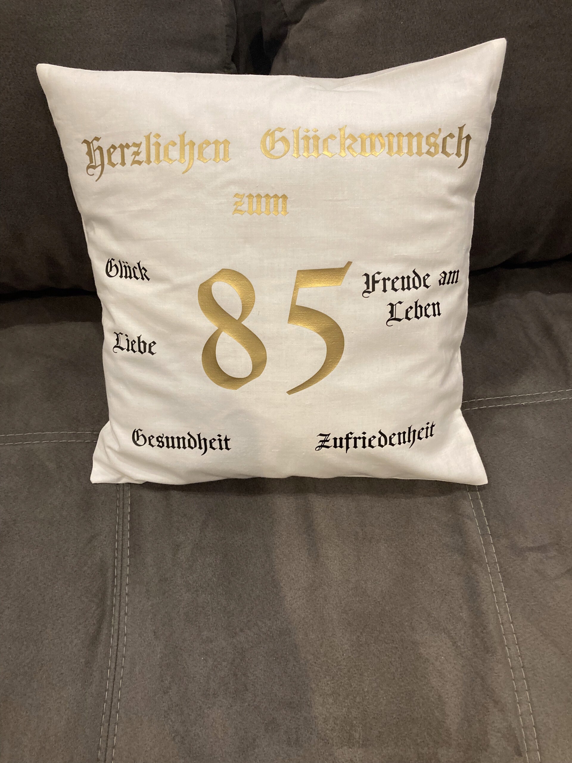 Kissen 85 Jahre