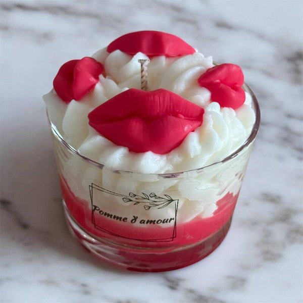 Bougie BISOUS Pomme d'amour