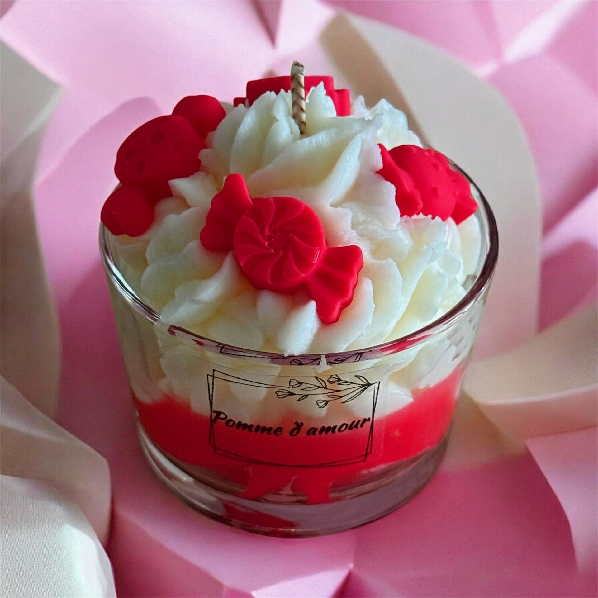 Bougie BONBONS Pomme d'amour