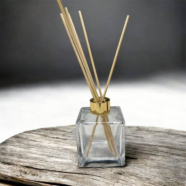 Diffuseur d'ambiance transparent et doré