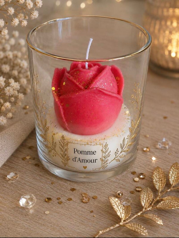 Bougie rose