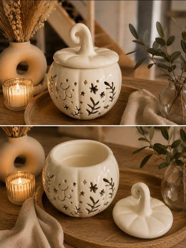 Brûleur florale blanc