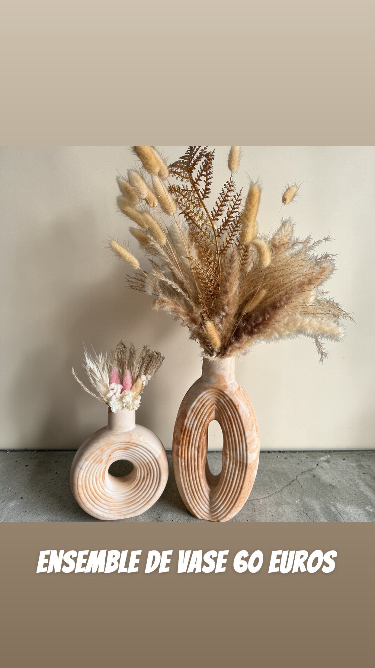 Ensemble de Vase nomade