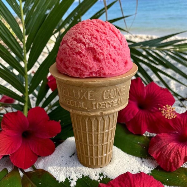 Cornet de glace Cerise