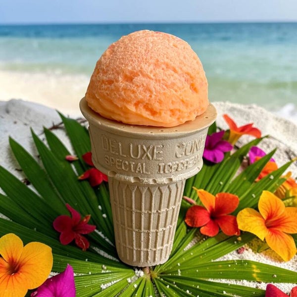 Cornet de glace Melon